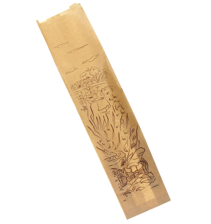 Papírové Sáčky "Siega" Kraft 12+9x50cm (100 Kousky) Papírové Sáčky "Siega" Kraft 12+9x50cm (100 Kousky)