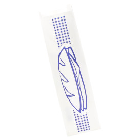 Papírové Sáčky Přírodní Modrý 9+5x32 Vrstvym (250 Kousky)