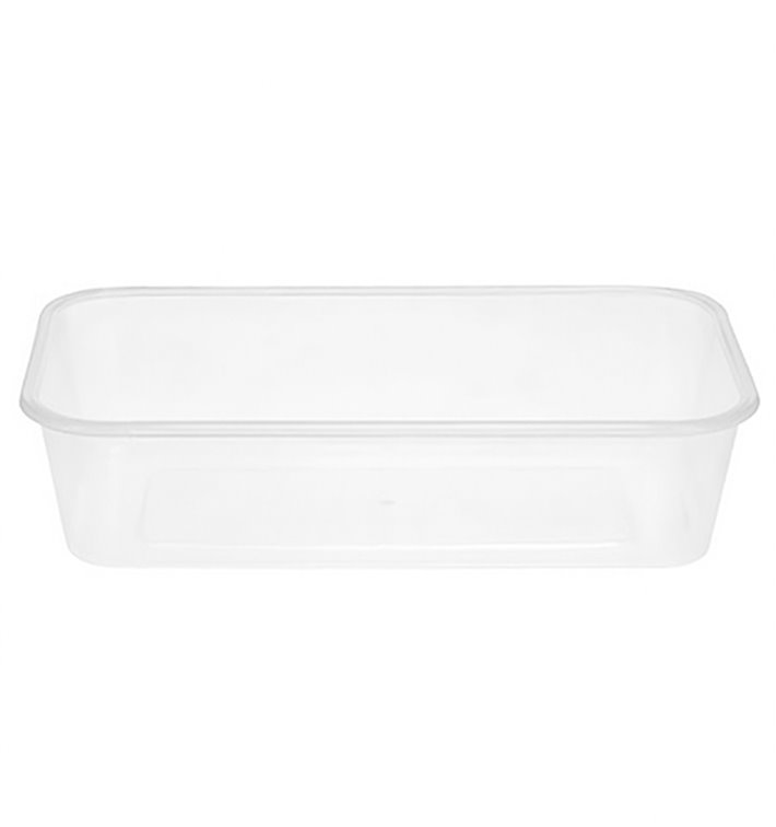 Plastová Miska Obdélníkový PP 500 ml (500 Kousky) Plastová Miska Obdélníkový PP 500 ml (500 Kousky)
