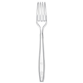 Plastová Vidlička Premium PS Průhledný 190mm (50 Kousky)
