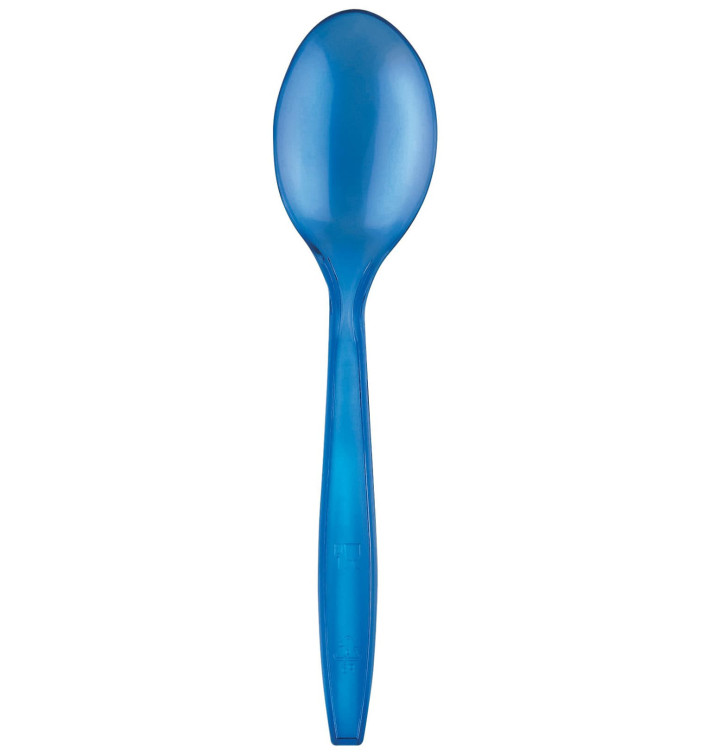 Plastová lžíce PS Premium Modrý 190mm (50 Kousky) Plastová lžíce PS Premium Modrý 190mm (50 Kousky)