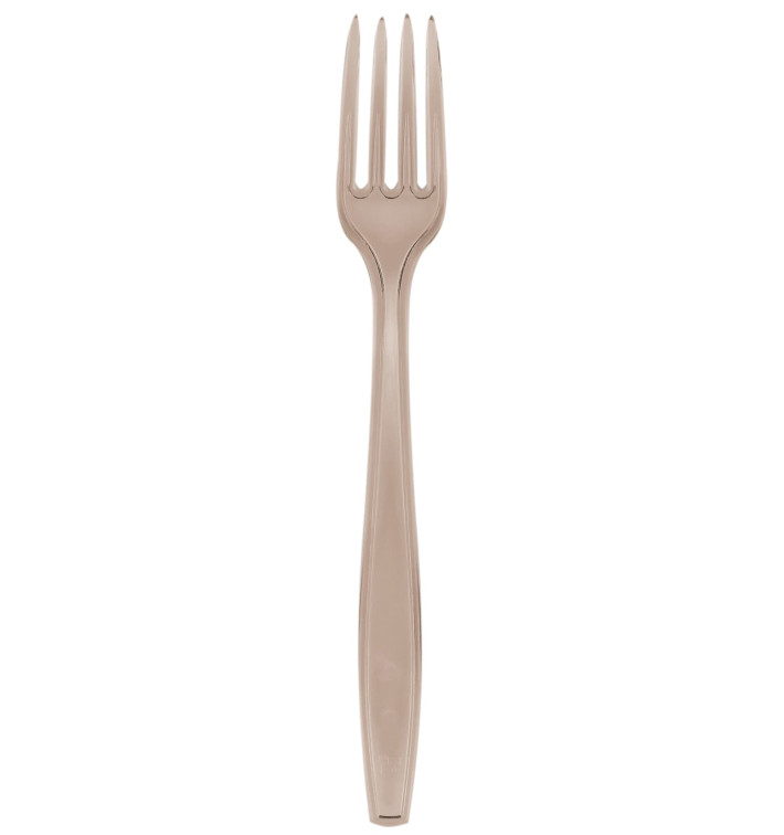 Plastová Vidlička PS Premium Béžový 190mm (50 Kousky) Plastová Vidlička PS Premium Béžový 190mm (50 Kousky)