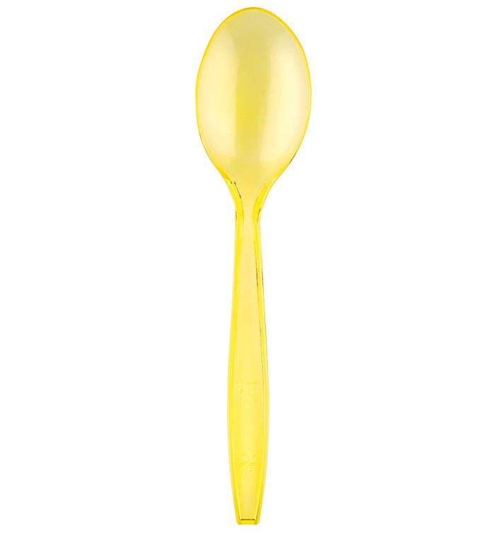 Plastová lžíce PS Premium Žlutá 190mm (50 Kousky) Plastová lžíce PS Premium Žlutá 190mm (50 Kousky)