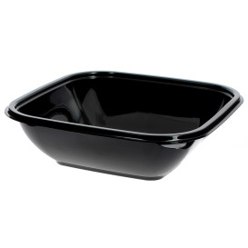 Plastové Misky Černá PET 750ml 175x175x50mm (50 Kousky)