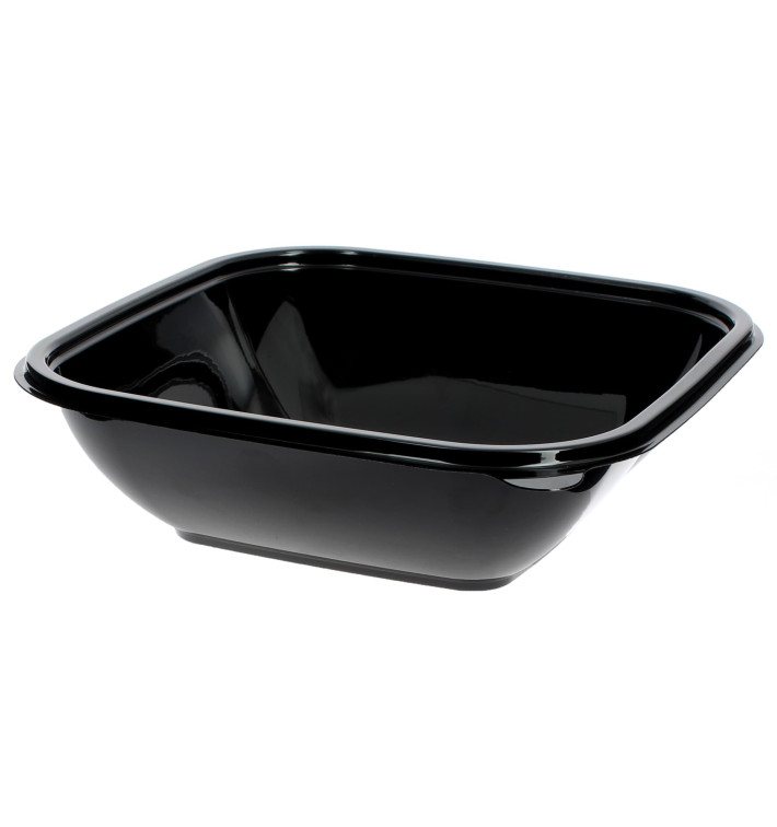 Plastové Misky Černá PET 750ml 175x175x50mm (50 Kousky) Plastové Misky Černá PET 750ml 175x175x50mm (50 Kousky)