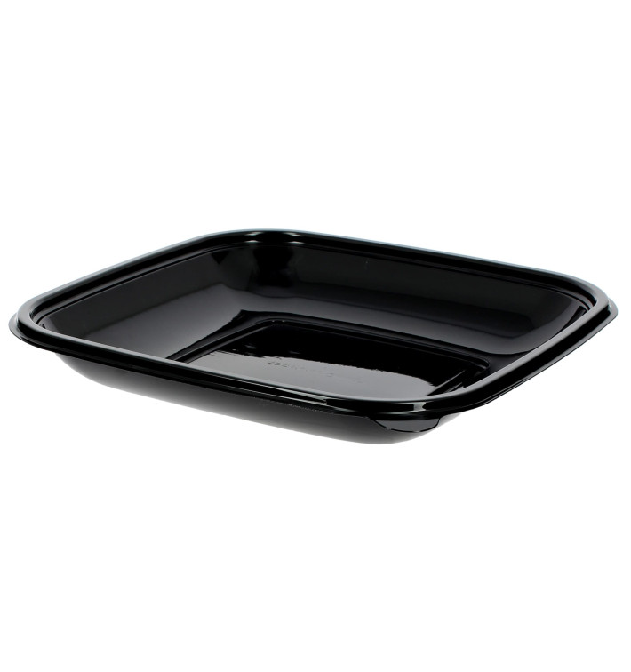 Plastové Misky Černá PET 500ml 190x190x30mm (50 Kousky) Plastové Misky Černá PET 500ml 190x190x30mm (50 Kousky)