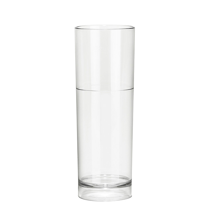 Kelímek Opakovaně Použitelné SAN Tumbler Průhledný 200ml (6 Kousky) Kelímek Opakovaně Použitelné SAN Tumbler Průhledný 200ml (6 Kousky)