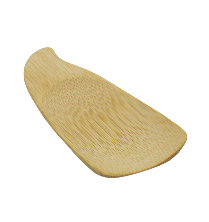 Bambusová lžíce pro Ochutnávky 10x4cm (24 Kousky) Bambusová lžíce pro Ochutnávky 10x4cm (24 Kousky)