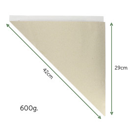 Papírové Kornouty Přírodní Hnědá 420mm 600g (1000 Kousky)