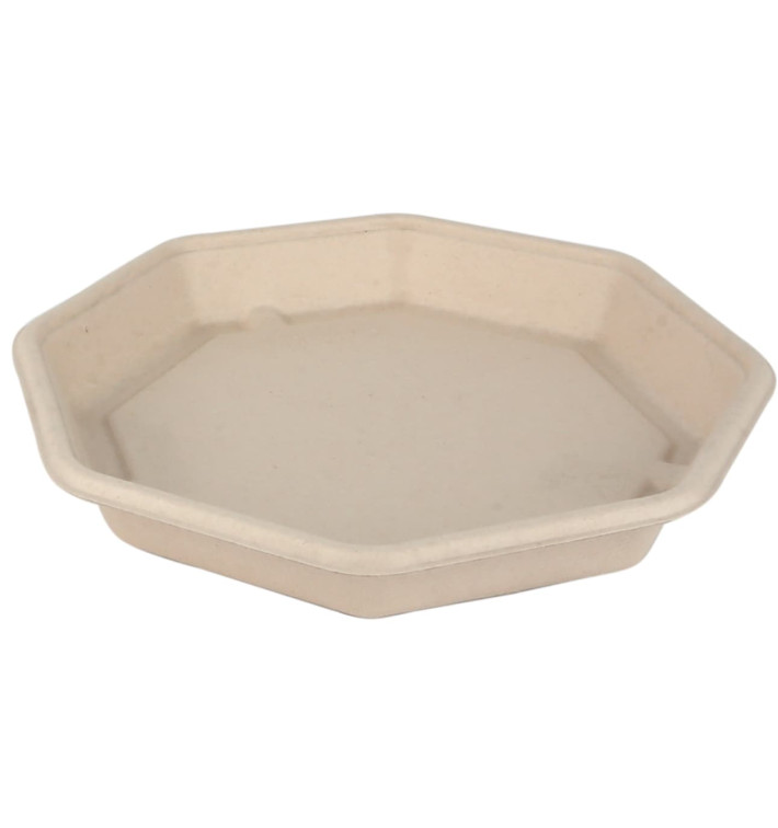 Obaly z Cukrové Třtiny 830ml 230x230x30mm (300 Kousky) Obaly z Cukrové Třtiny 830ml 230x230x30mm (300 Kousky)