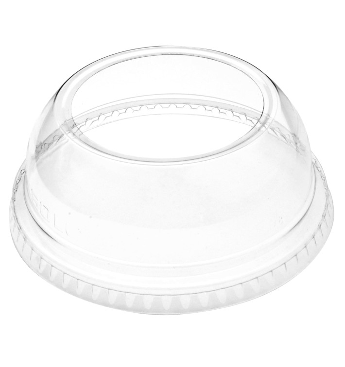 Plastové Víčko na Kelímek Vypouklé Otevřený PET Krystal Ø9,2 cm (100 Kousky) Plastové Víčko na Kelímek Vypouklé Otevřený PET Krystal Ø9,2 cm (100 Kousky)