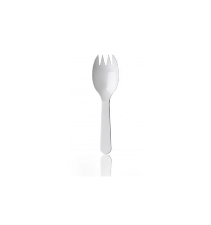 Plastová Vidlička Spork PS 98mm (1000 Kousky) Plastová Vidlička Spork PS 98mm (1000 Kousky)