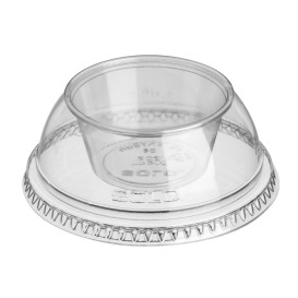Víčko s Miska PET Krystal " Dress " Ø9,2 cm (100 Kousky)