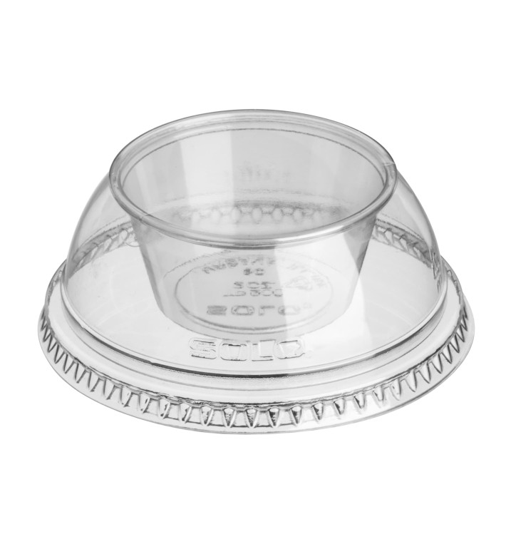 Víčko s Miska PET Krystal " Dress " Ø9,2 cm (100 Kousky)