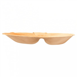 Podnos Oválný z Palmových Listů 2 Vrstvy 27x15x2,5cm (25 Kousky)