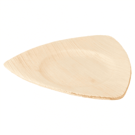Talíř z Palmových Listů Trojúhelníkový 15x13x1cm (25 Kousky)