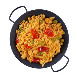 Mini Paella Černá pro Ochutnávky PP 150mm (150 Kousky)