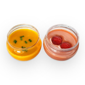 Mini Pecera Průhledný 80ml (12 Kousky)