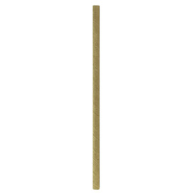 Papírová Rovná Brčka Kraft Ø6mm 19,7cm (3000 Kousky)