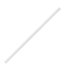 Papírová Rovná Brčka Bílý Balené Ø6mm 19,7cm (500 Kousky)