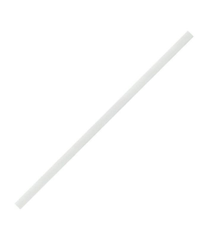Papírová Rovná Brčka Bílý Ø6mm 19,7cm (500 Kousky) Papírová Rovná Brčka Bílý Ø6mm 19,7cm (500 Kousky)