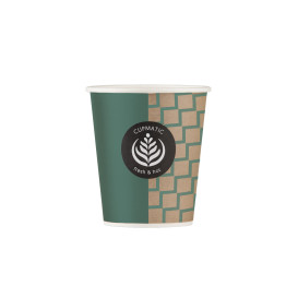 Kartonové Kelímek Cupmatic 9Oz/280ml Ø8,0cm (1000 Kousky)