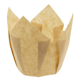Cukrářské Papírové Košíčky " Muffin " Tulipán Ø50x42/72 mm Nature (2160 Kousky)
