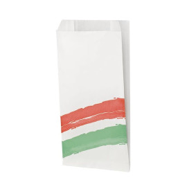 Sáčky na Hamburger Nepromastitelný Pruhovaná 14+7x27cm (125 Kousky)