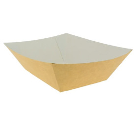 Dřevěné Lodičky 525ml Kraft 12,2x8x5,5cm (600 Kousky)