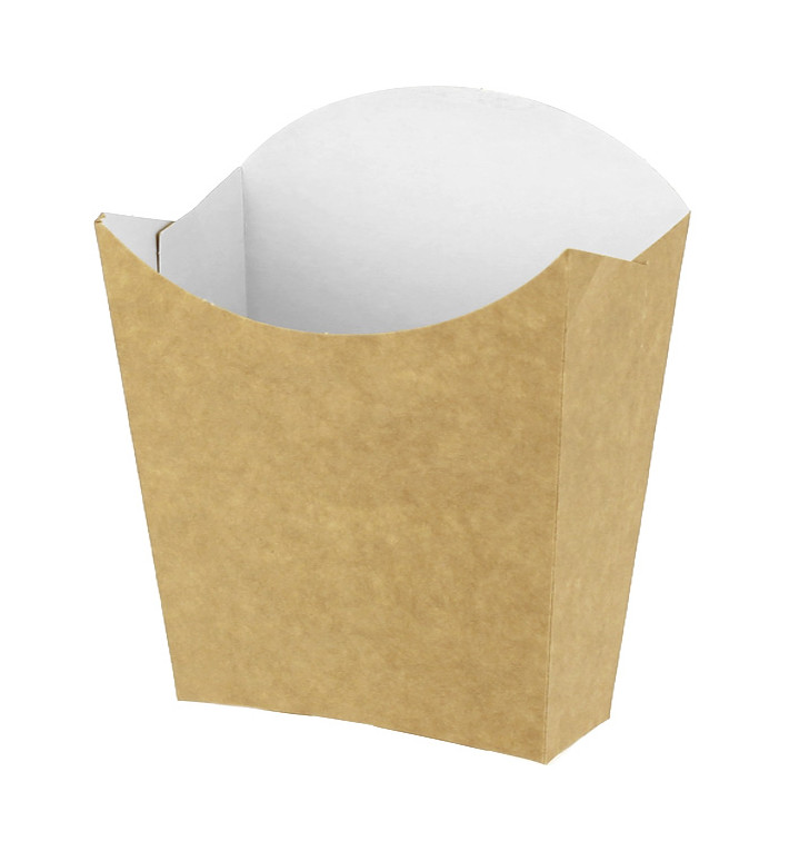Krabička Kraft na Hranolky Málo 8,2x2,2x9cm (25 Kousky) Krabička Kraft na Hranolky Málo 8,2x2,2x9cm (25 Kousky)