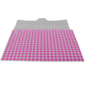 Krabička pro Cukrárny Karton 25,8x18,9x8cm 2Kg Růžová (125 Kousky)