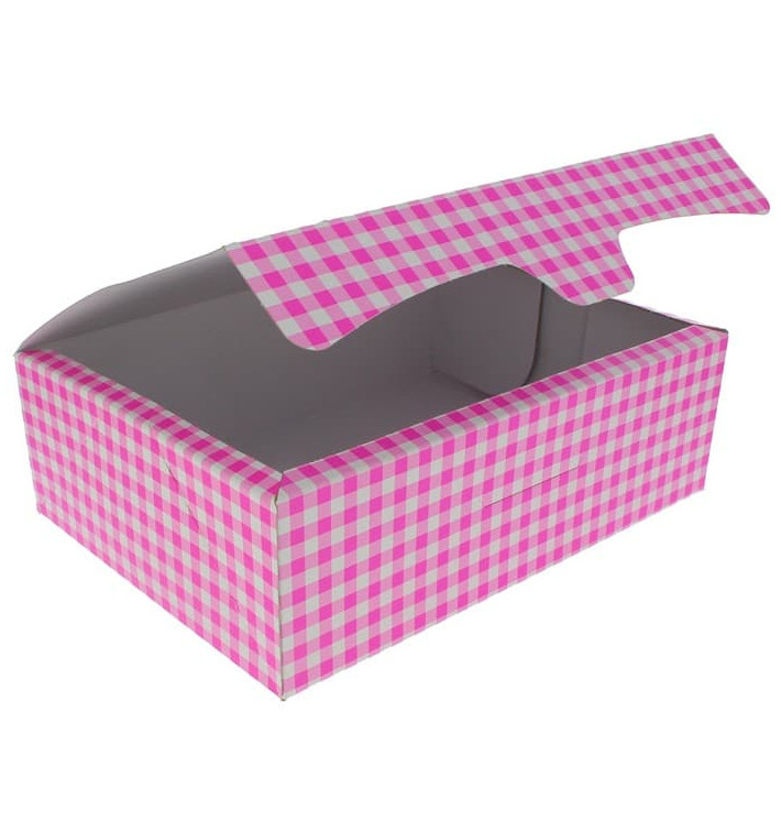 Krabička pro Cukrárny Karton 25,8x18,9x8cm 2Kg Růžová (125 Kousky) Krabička pro Cukrárny Karton 25,8x18,9x8cm 2Kg Růžová (125 Kousky)