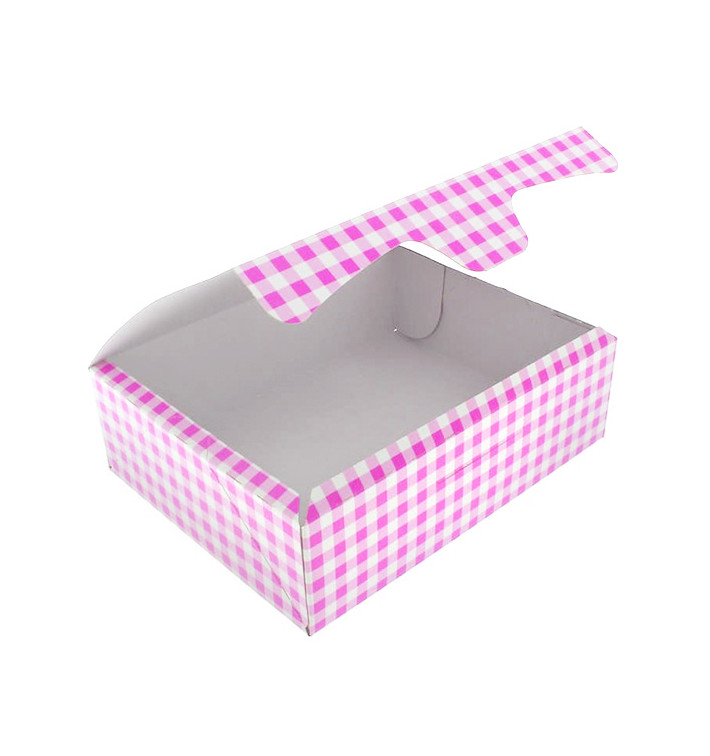 Krabička pro Cukrárny Karton 18,2x13,6x5,2 cm 500g Růžová (25 Kousky) Krabička pro Cukrárny Karton 18,2x13,6x5,2 cm 500g Růžová (25 Kousky)