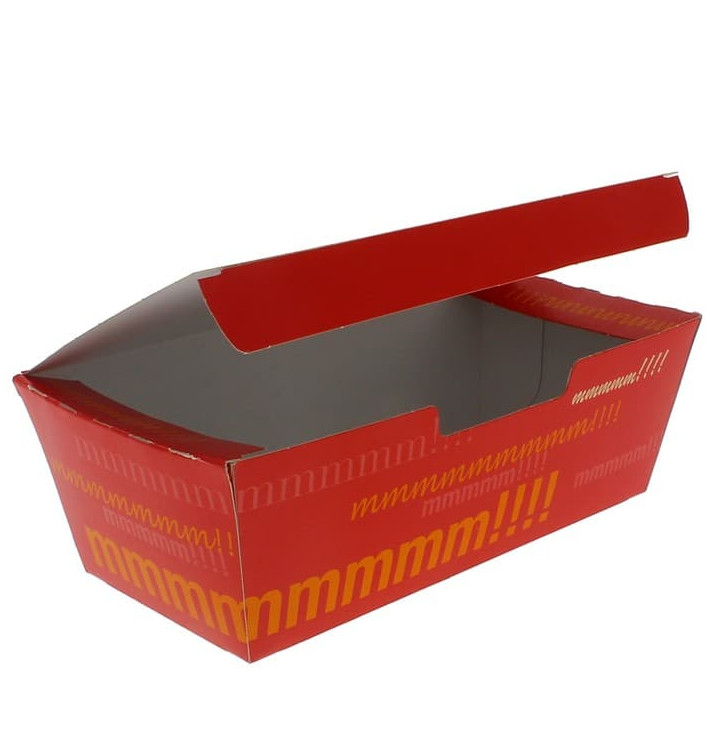 Krabička na Potraviny pro Fast Food 16,5x7,5x6cm (600 Kousky) Krabička na Potraviny pro Fast Food 16,5x7,5x6cm (600 Kousky)
