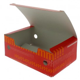 Krabička na Potraviny pro Fast Food Málo 115x72x43mm (25 Kousky)