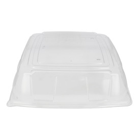 Plastové Víčko PET Průhledný Podnos 36x36cm (25 Kousky)