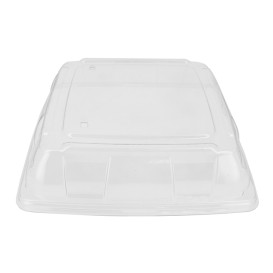 Plastové Víčko PET Průhledný Podnos 31x31cm (5 Kousky)