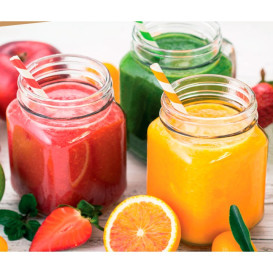 Karafa Opakovaně Použitelné Tritan Průhledný s Víčko 460ml (1 Kousky)