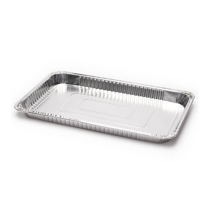 Hliníkové Podnos 525x325mm 6800ml (10 Kousky) Hliníkové Podnos 525x325mm 6800ml (10 Kousky)
