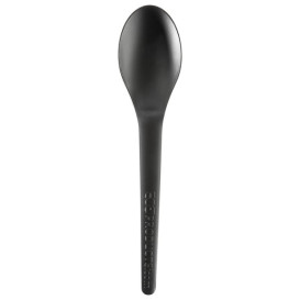 Kompostovatelný lžíce CPLA Černá 15,0 cm (50 Kousky)