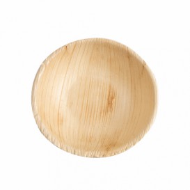 Mini Misky z Palmových Listů Ø9,6x2,5cm (25 Kousky)