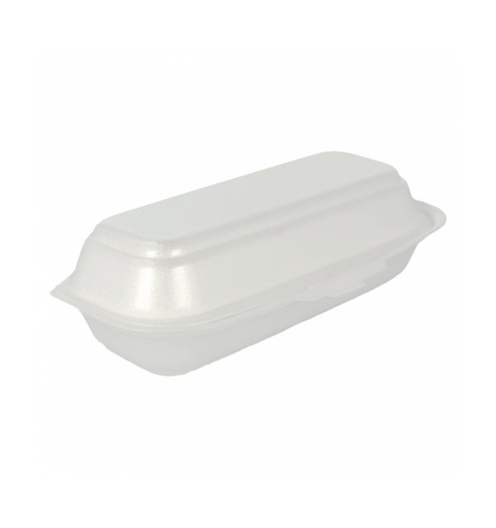 Obaly Foam Párek v Rohlíku Bílý 210x105x64 mm (500 Kousky) Obaly Foam Párek v Rohlíku Bílý 210x105x64 mm (500 Kousky)