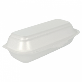 Obaly Foam Párek v Rohlíku Bílý 210x105x64 mm (125 Kousky)