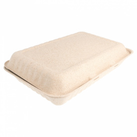 Obaly z Cukrové Třtiny Přírodní 335x230x75mm (150 Kousky)