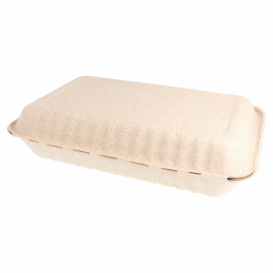 Obaly z Cukrové Třtiny Přírodní 335x230x75mm (150 Kousky)