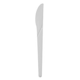 Kompostovatelný Nůž CPLA Bílý 17,2 cm (50 Kousky)