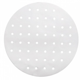 Papírové Nepromastitelný Bílý na Parní Hrnce Ø30 cm (250 Kousky)