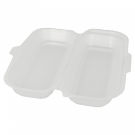 Obaly Foam Párek v Rohlíku Bílý 210x105x64 mm (125 Kousky)