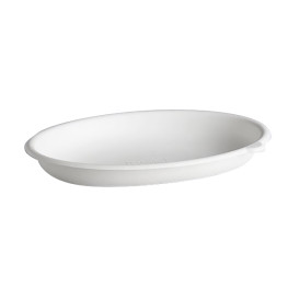 Ekologické Obaly Oval Bílý 710ml (50 Kousky)