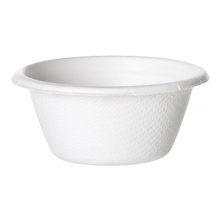 Miska z Cukrové Třtiny Bagasové Bílá 60ml (50 Ks)